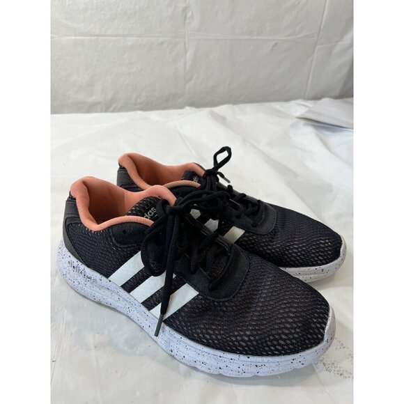 Adidas Neo Cloudfoam Speed W Womens Black/White/Pink Size 8 - Picture 10 of 16